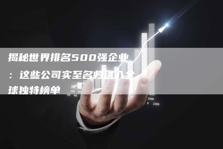 揭秘世界排名500强企业：这些公司实至名归进入全球独特榜单-夫唯域名网