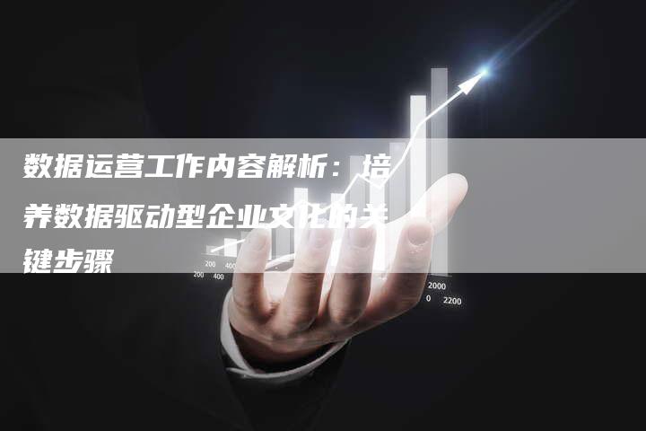 数据运营工作内容解析：培养数据驱动型企业文化的关键步骤-夫唯域名网